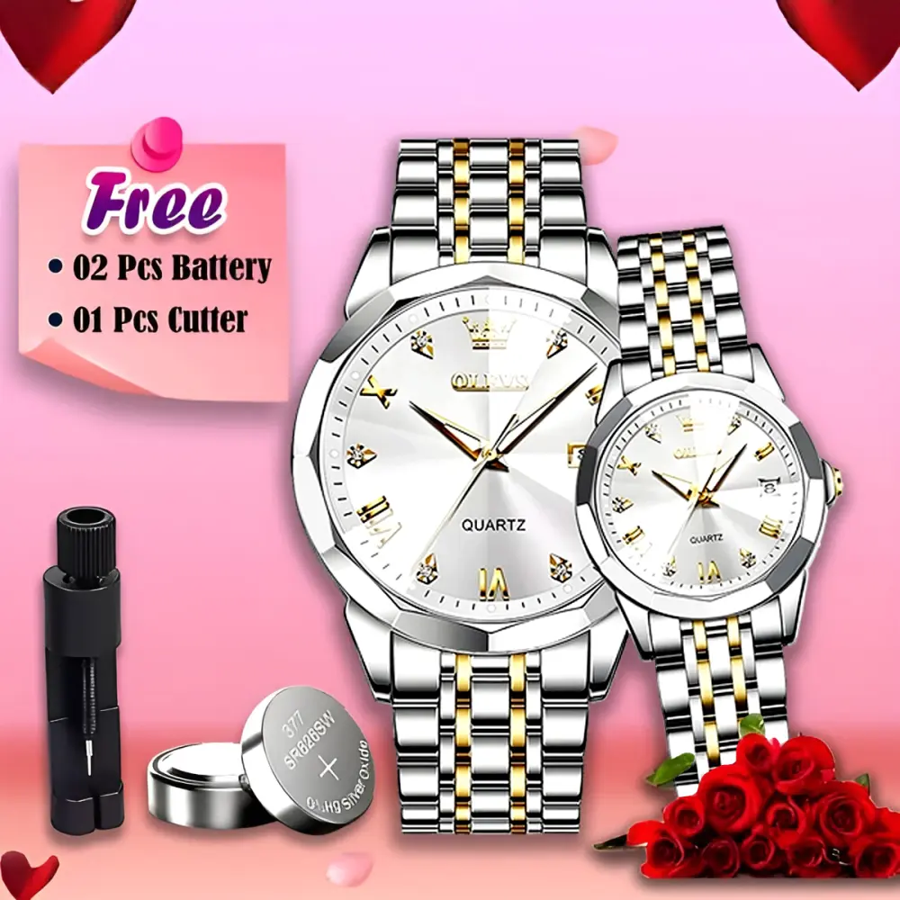 Olevs 9931 Couple Watches